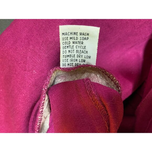 Vintage‎ Morgan Square Magenta Purple Blazer Size 14 Rhinestone Button Eighties - Picture 6 of 7